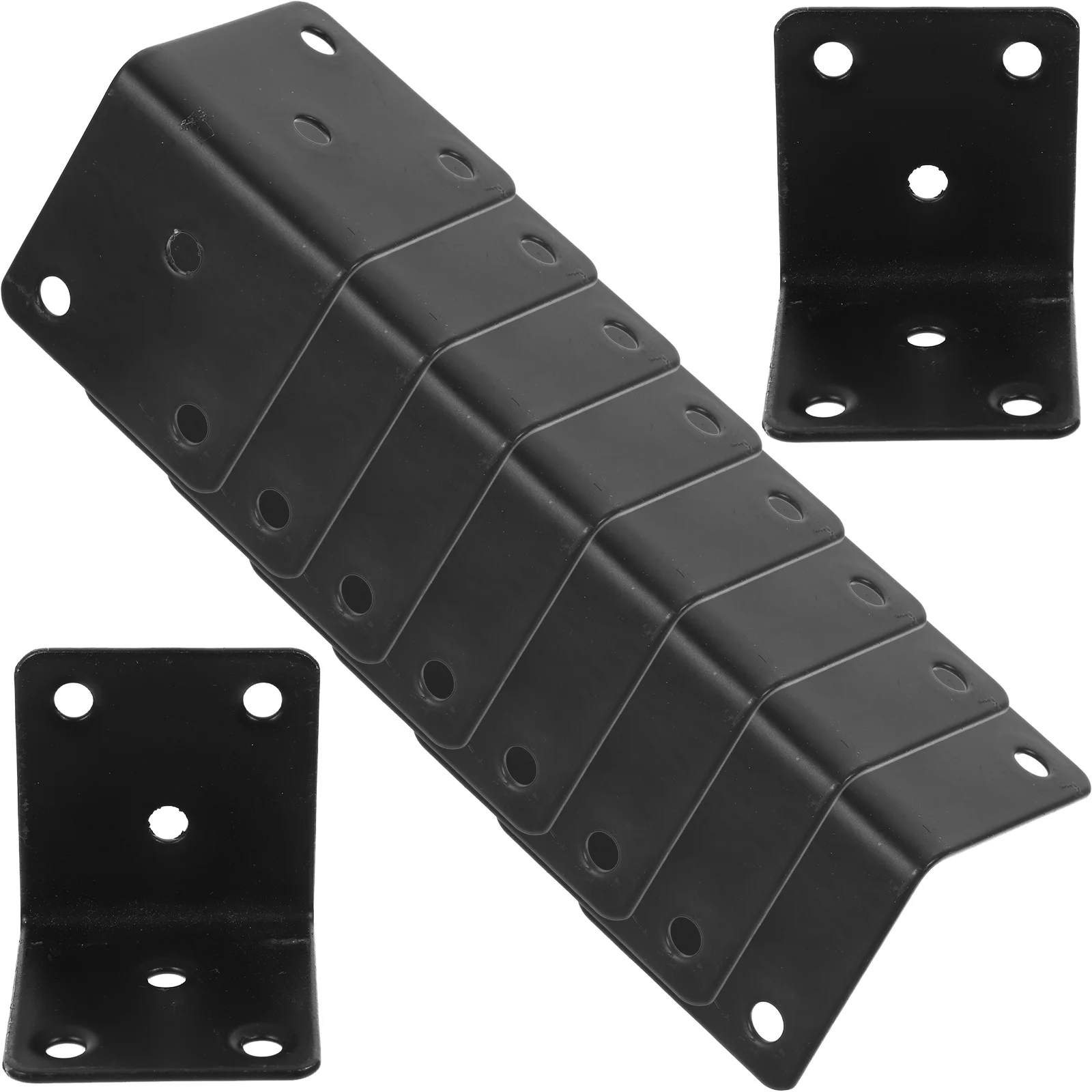 

10pcs L Shape Corner Brackets Heavy Duty Metal Right Angle Brackets For Wood Shelves Countertops Support Hardware Fittings