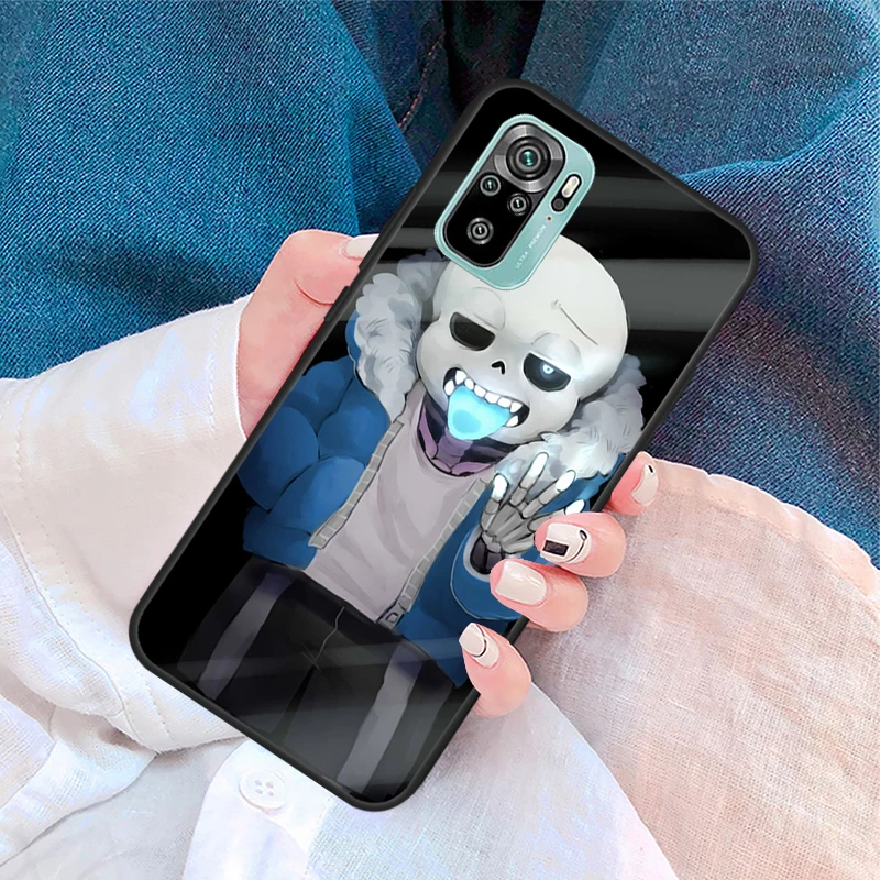 Undertale Sans Case per Xiaomi Redmi Note 11 10 9 8 12 Pro Plus 9S 10S 11S 12S Cover per Redmi 12C 10 9 C