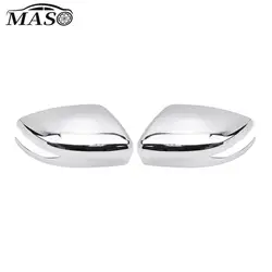 Rearview Side Mirror Cover Cap Sticker Trim with Turn Signal Hole for Nissan Sentra Sylphy B17 2013-2019,Altima L33 2013-2015