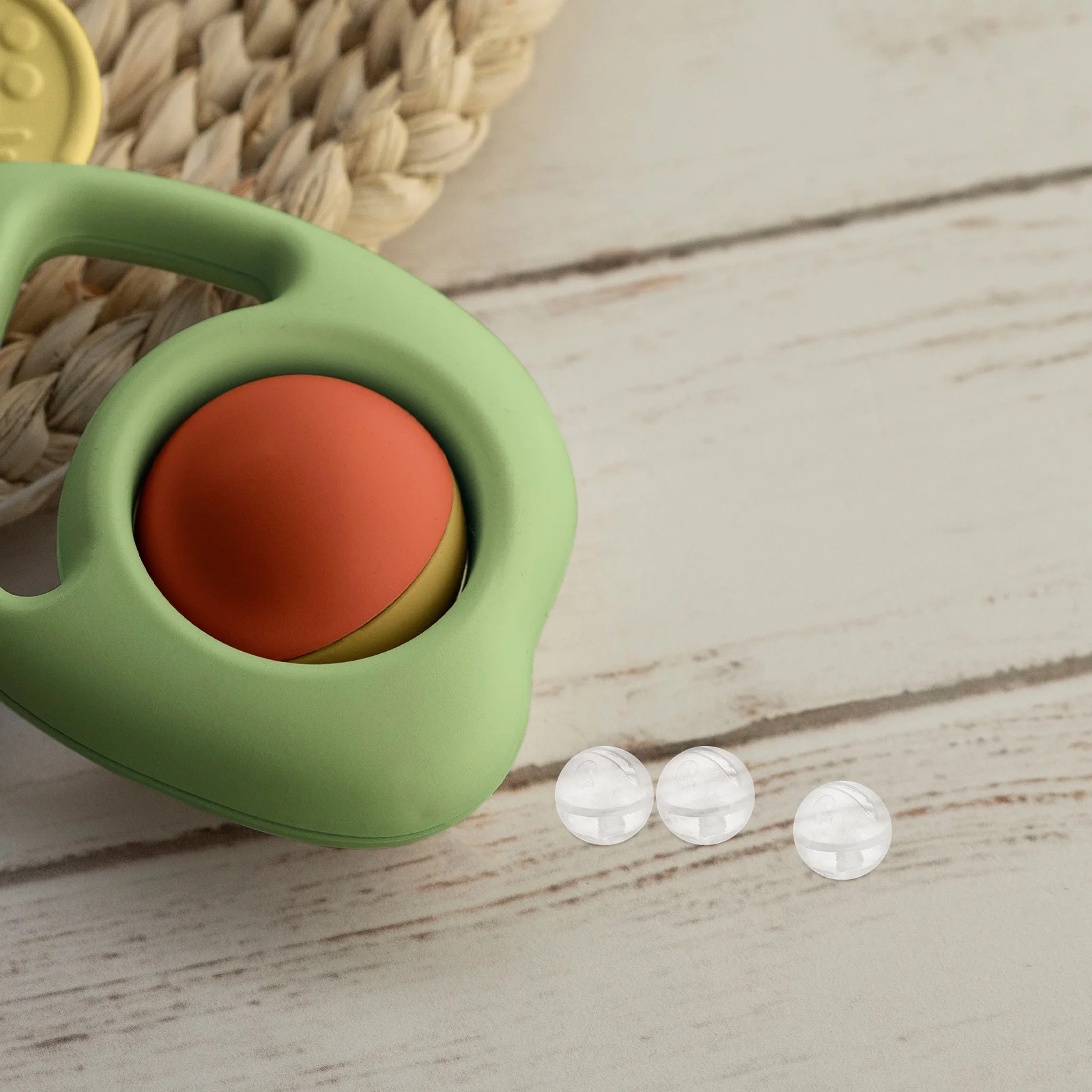 30 Stück Geräusch-Einsätze für Baby-Rasselboxen Stimulierende Geräuschmacher DIY Bastelmaterial Sicherer Kunststoff Sensorisches Spielzeug