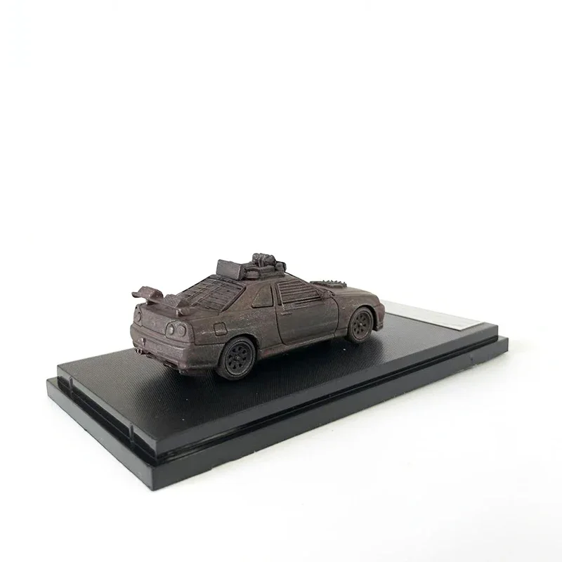 Stance Hunters 1:64 Model Car Skyline GT-R R34 V-SPEC-II Mad Max Rusty & Aged Style Vehicle