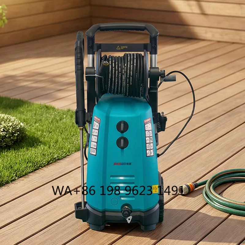 

135Bar Rechargeable Battery High Pressure Cleaner Portable Washer for Home Garden Outdoor Surface Cleaning