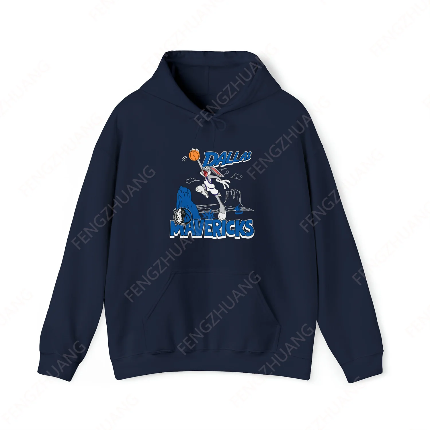 Dallas Mavericks Comic Cover Hoodie Unisex Loose Casual Long Sleeve Pullover Sportwear Cotton Fashion Hoodie