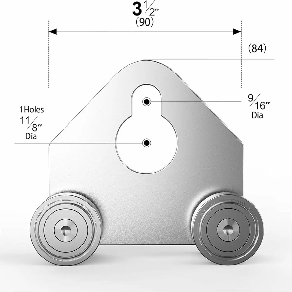 4 Wheel Trolley Assembly Roller Trolley - Use with 1-5/8
