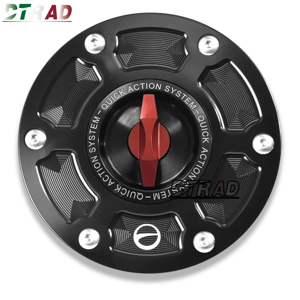 Motorcycle CNC Keyless Fuel Tank Cap For DUCATI Multistrada V4 V4S Pikes Peak/RS V2 950 1200 1260 Enduro Gas Oil Petrol Covers