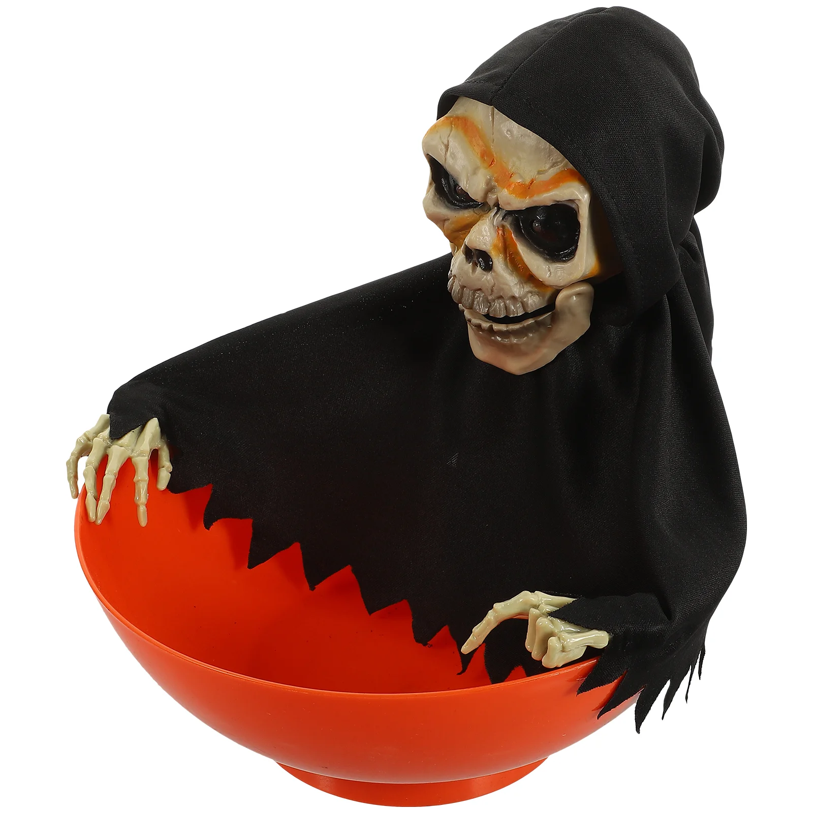 

Halloween Serving Dish Snack Storage Bowl Candy with Motion Activated Snacks for Party Decorative