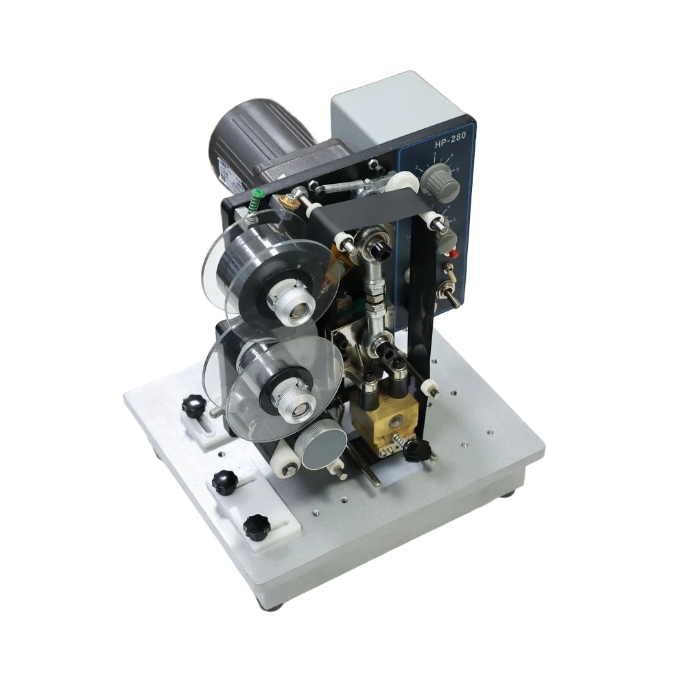 เครื่องปั๊มวันที่ HP-280 เครื่องเข้ารหัสวันที่ผลิตและวันหมดอายุ