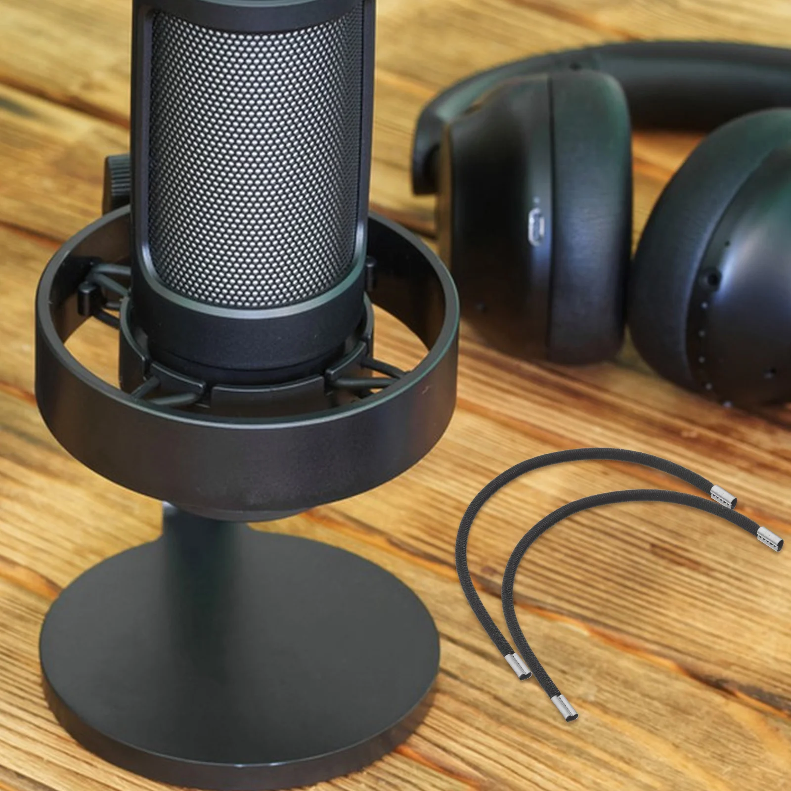 

10Pcs Mic Shock Mount Bands Antivibration Elastic Rubber Rings for Professional Recording Home Studios and Outdoor Use