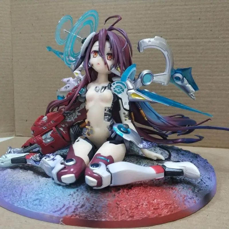 

13cm No Game No Life Zero Anime Figure Theatre Edition Generation 2 Pvc Action Figure Shuvi Dola Shiro Figurine Model Doll Gift