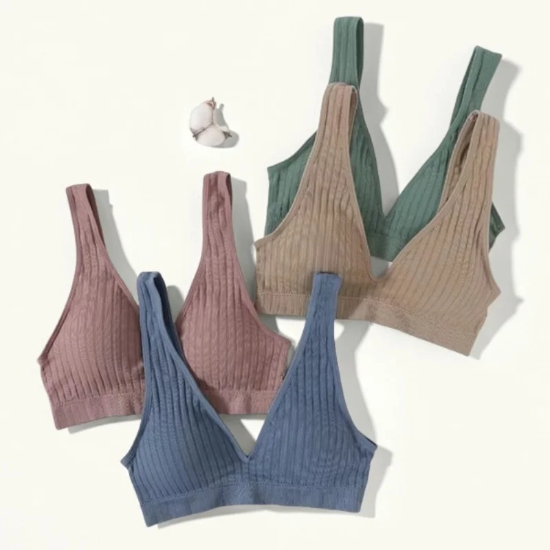 

Seamless Bras For Women Push Up Bra V-Neck Bra Tops Female Non-wire Brassiere Sports Underwear Backless Sexy Lingerie S-XL