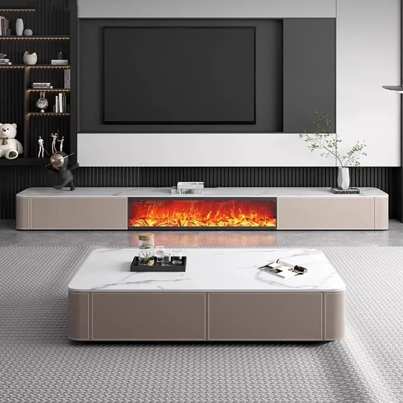 Minimalist Classic Tv Stand Floor Design Premium Fireplace Home Tv Stand Modern Luxury Muebles Para Tv Living Room Furniture