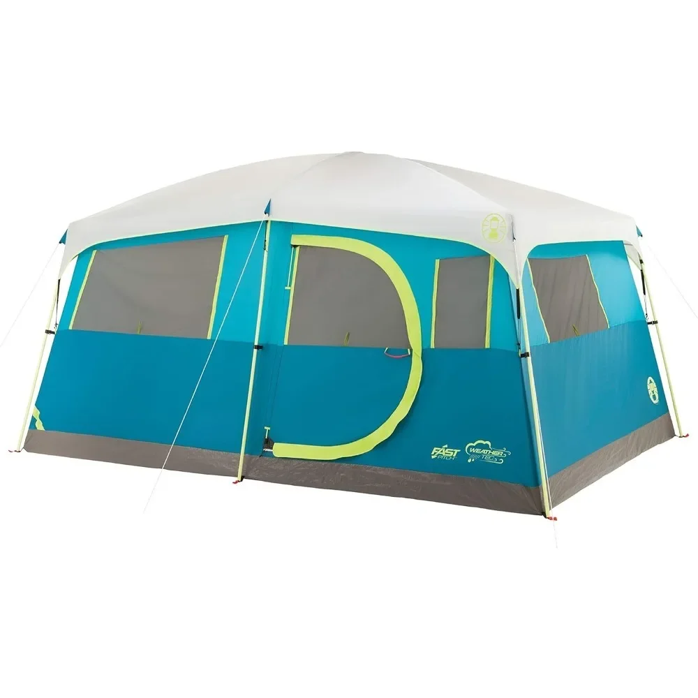 8-Person Camping Tent with Built-in Closet | Tenaya Lake Cabin Tent with Fast Pitch Setup