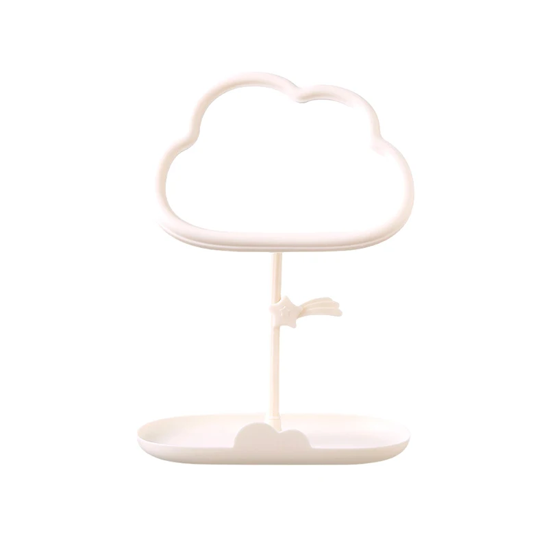 Wolken förmiger Spiegel dekorative Spiegel Make-up Spiegel multifunktion aler Schmuck Lagerraum Tischs piegel Home Decoration Girls