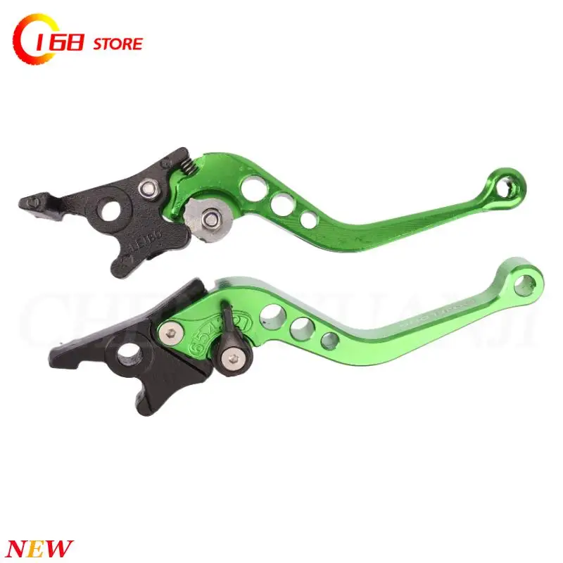 

1 пара универсальных аксессуаров для модификации мотоциклов, регулируемые передние и задние дисковые тормоза, двойной рычаг ручки дискового тормоза