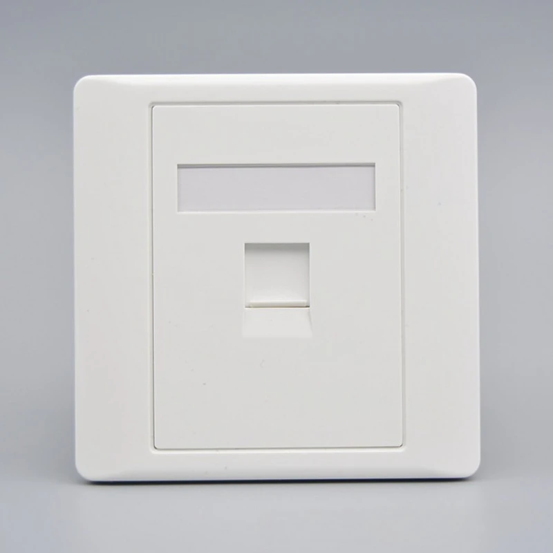 86 type single port network panel, computer socket information panel, super five types of computer module network panel