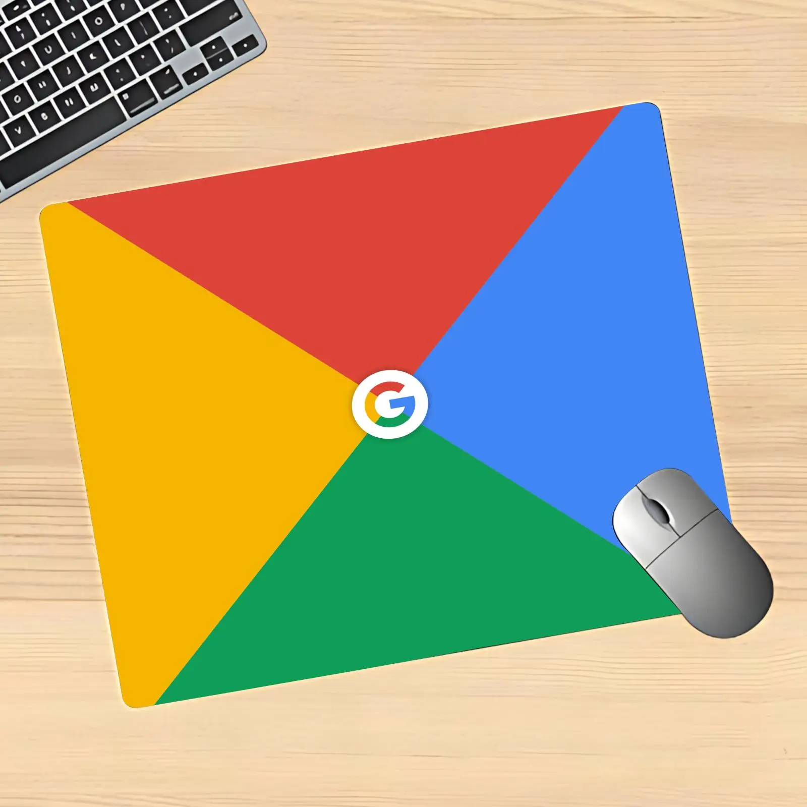 Google Mouse Pad Cartoon rubber Small mouse pad desktop computer office keyboard e-sports ROGs game