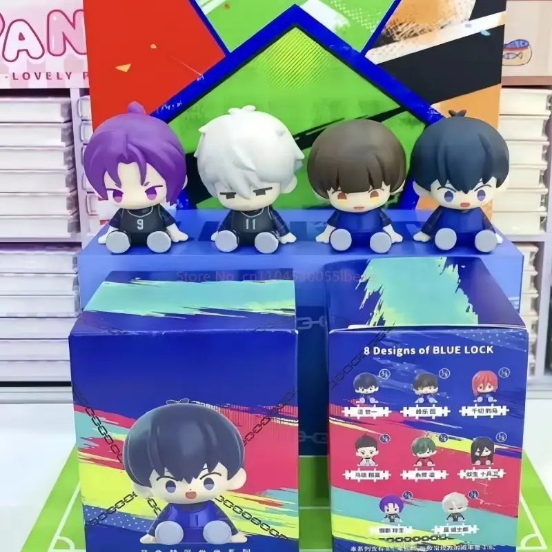 In Stock Genuine Blue Lock Sitting Posture Blind Box Figure Chigiri Nagi Cute Desktop Ornament Doll Collection Trendy Gift Toys view 6