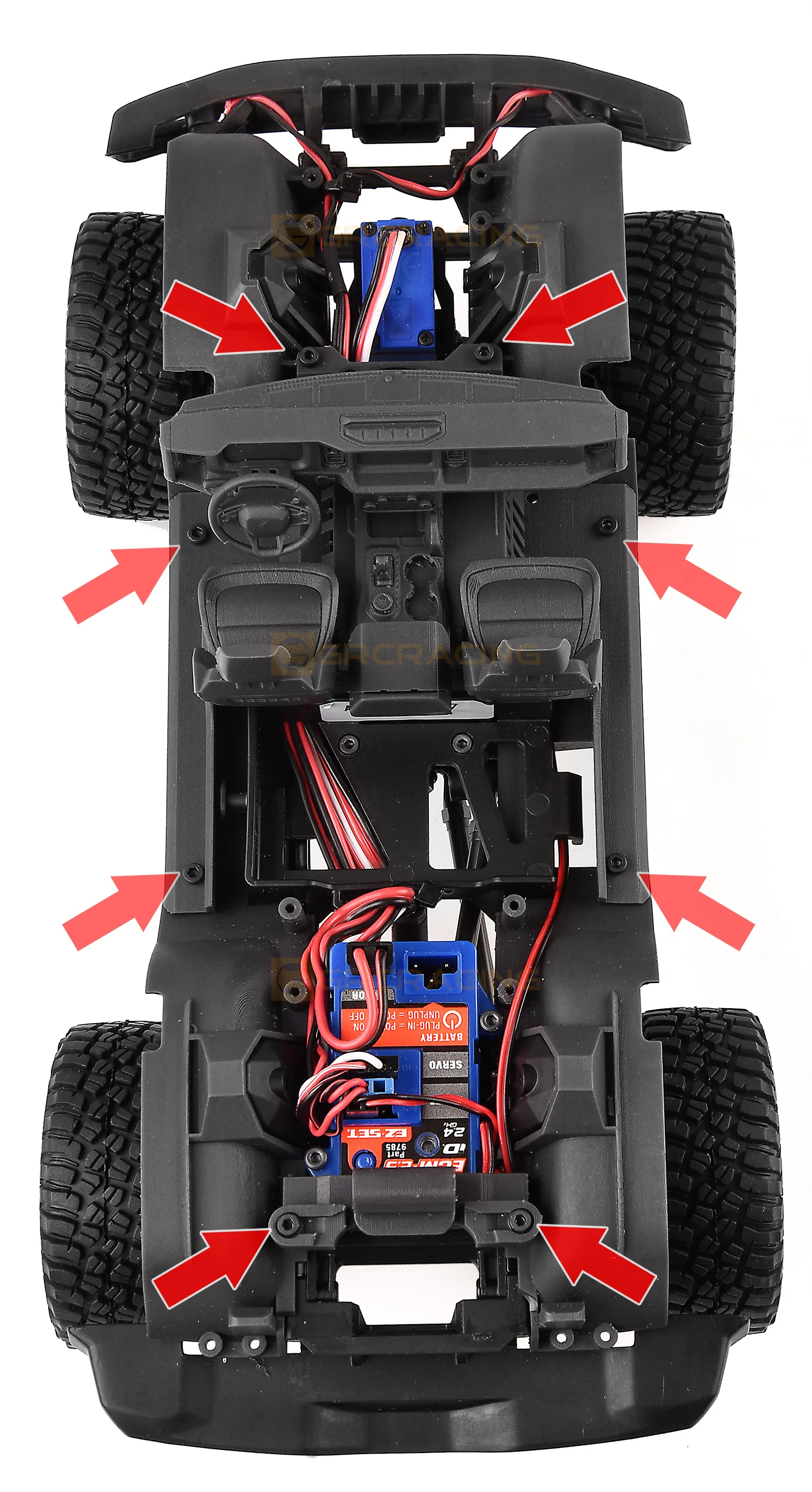 1/18 Innenraum 3D-Druck Sitze/Mittel konsole/Kotflügel für Traxxas Trx4-m Bronco Trx4m RC Crawler Auto Upgrade Zubehör – Detail 27
