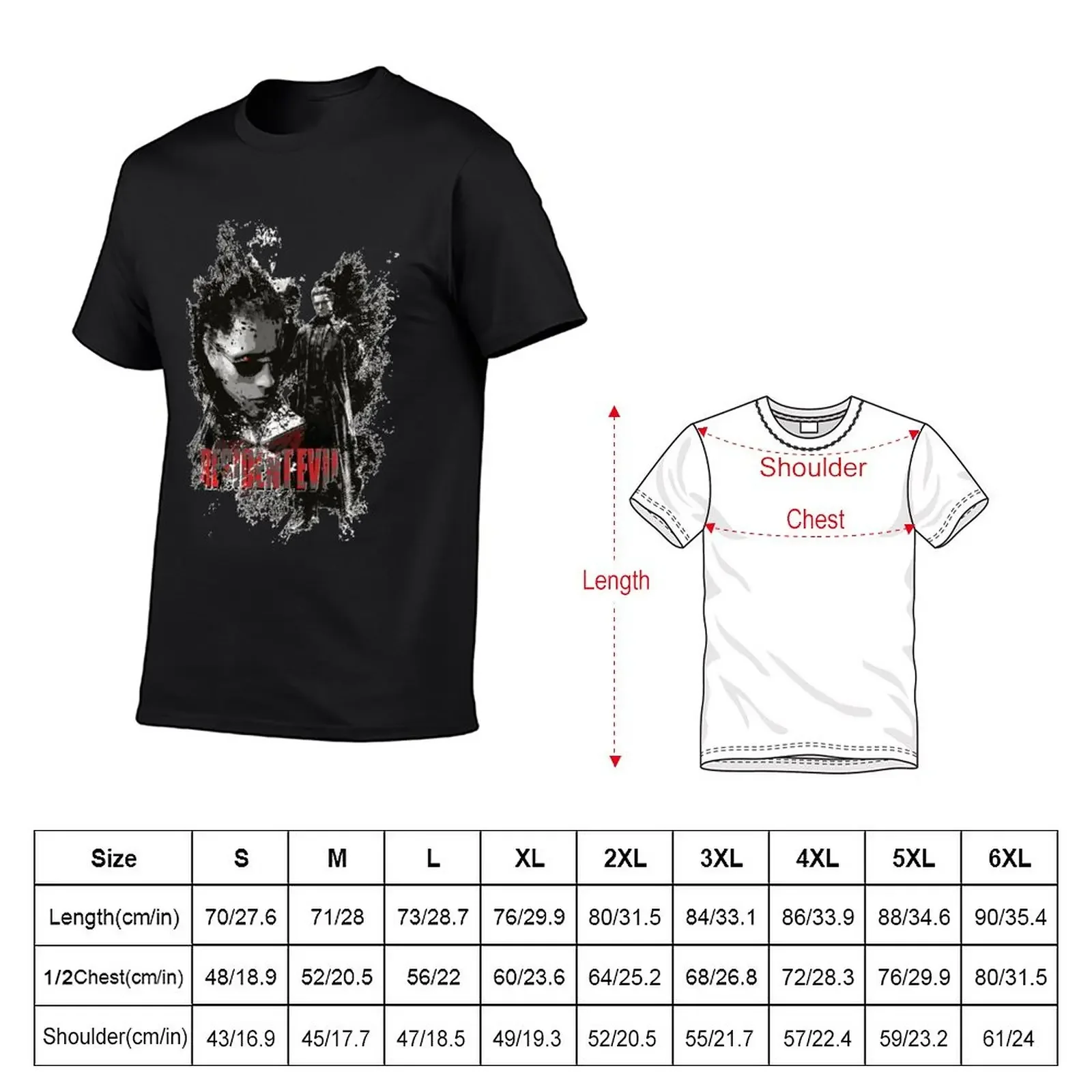 New Albert Wesker T-Shirt T-Shirt Short t-shirt black t shirt Oversized plain heavy weight t shirts for men