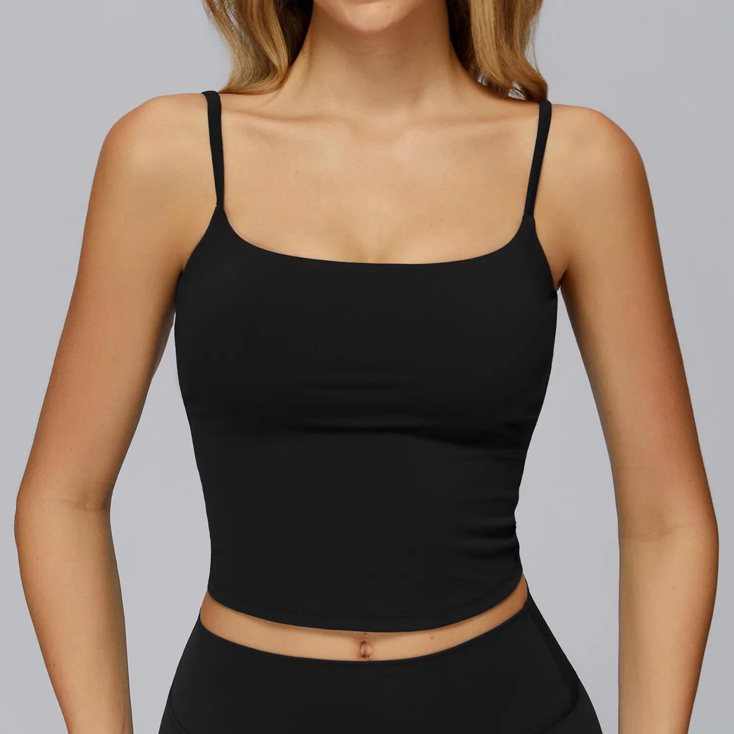 

Maxdutti Shaved Yoga Vest Hollow Back Double Shoulder Strap Sports Vest Outdoor Running And Fitness Top Women's
