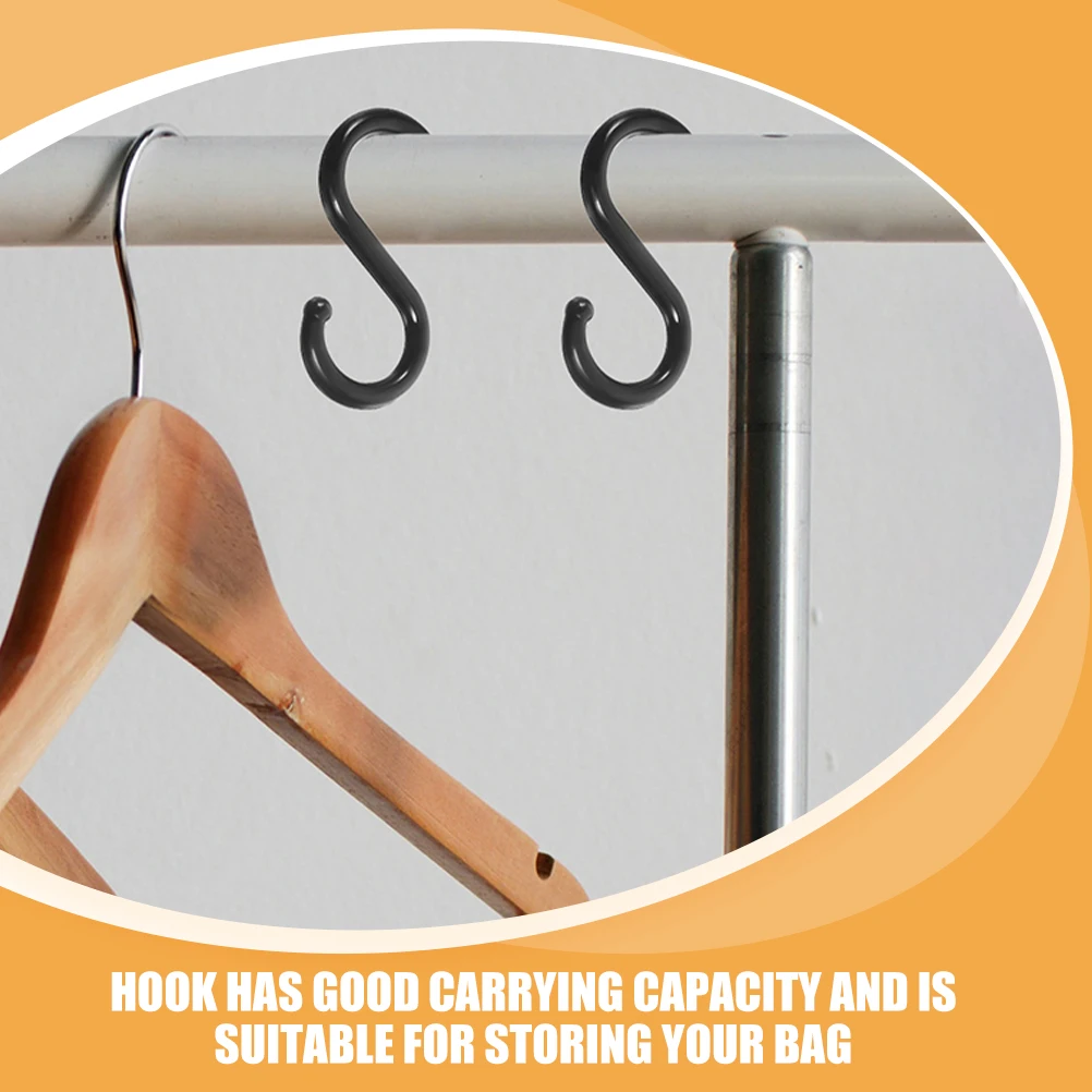 

50pcs Strong Sturdy Multi-Functional Closet Kitchen Organizer Anti-Slip Clothes Hangers Storage Hooks for Bag Tie
