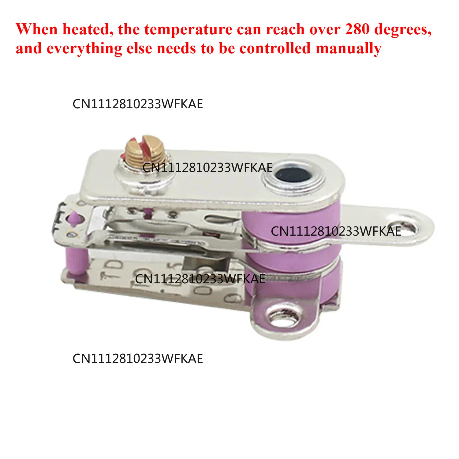 250V10A Popcorn machine / pan heating temperature control for commercial popcorn maker Thermostat Temperature Switch accessories