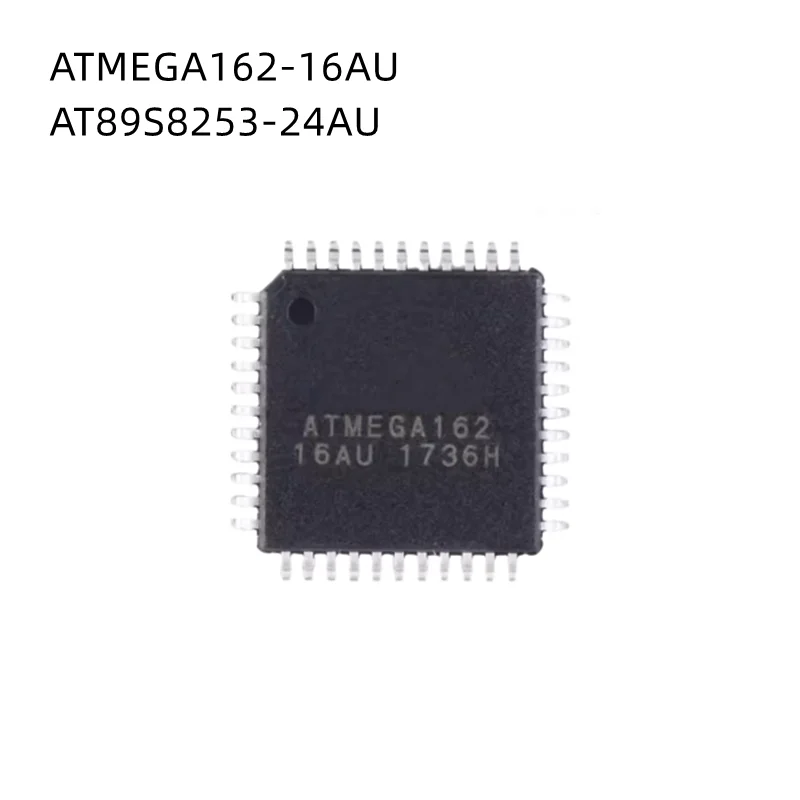 2Pcs/Lot ATMEGA162-16AU AT89S8253-24AU ATMEGA162 AT89S8253 TQFP-44 New Original Chip