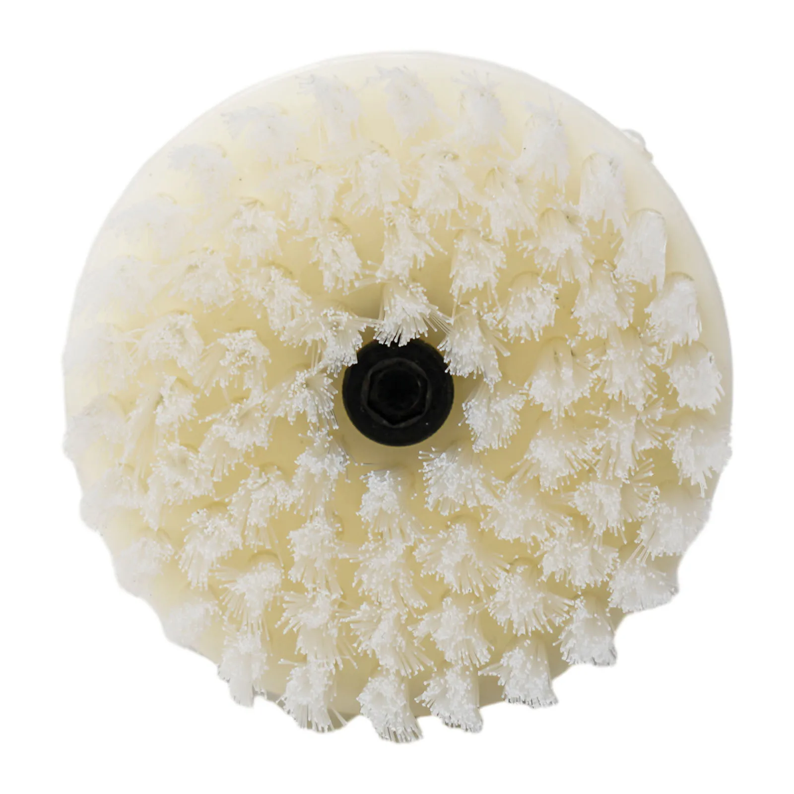 

High Quality Soft Drill Powered Brush Brush Head White + Metal 60mm Diameter 6mm Shank Diameter Indoor For Carpet