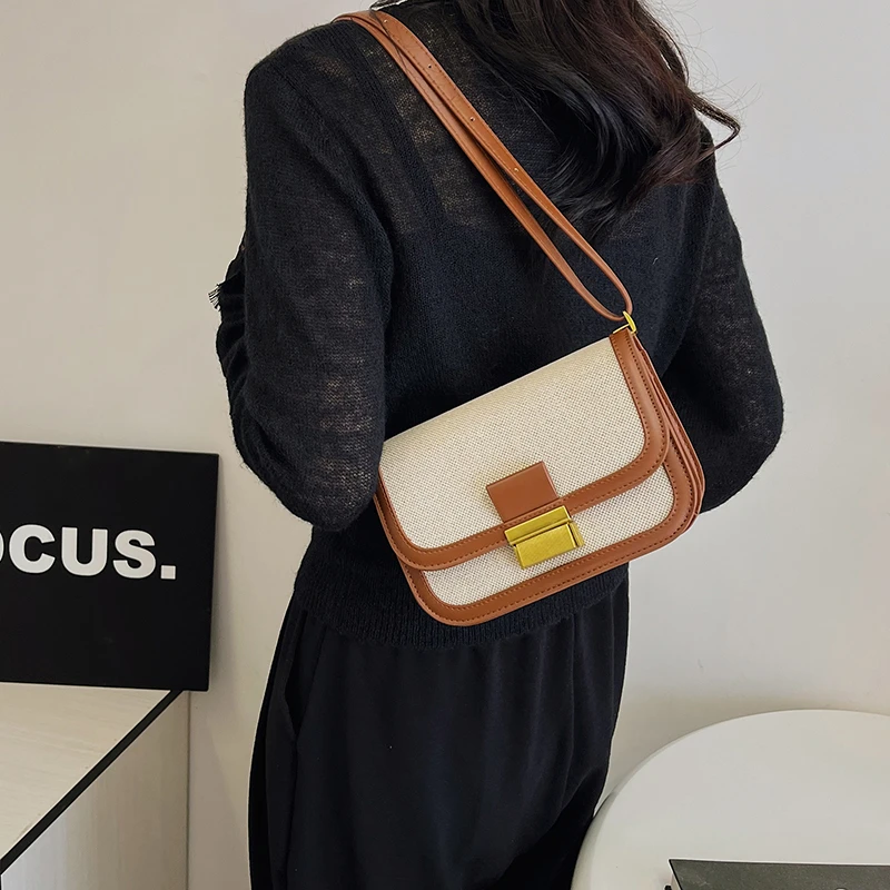 

Elegant Women Leather Luxury Fashion Tote Bag Chic Designer Shoulder Handbag For Urban Daily Looks