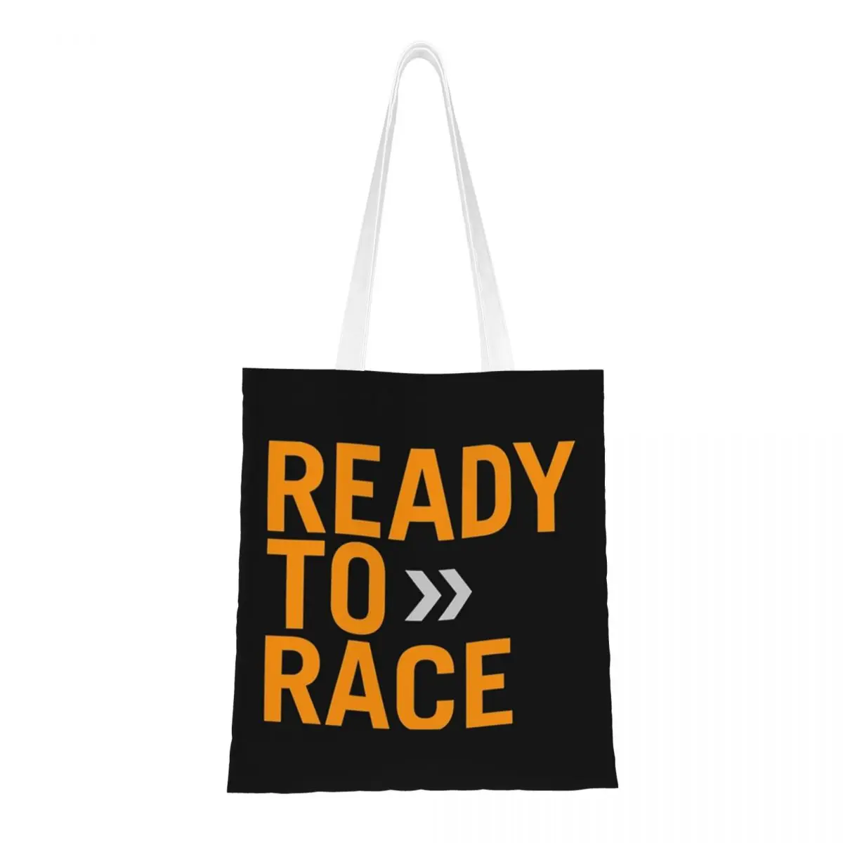 Custom Ready To Race Austrian Motorcycle Groceries Shopping Tote Bags Women Canvas Shopper Shoulder Bags Large Capacity Handbag