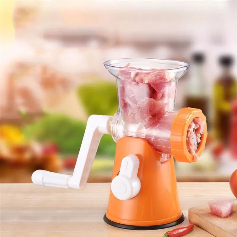 Limited Stock-FF Manual Meat Grinder Stainless Steel, Mincer Machine For Grinding Meat, Vegetables, Kitchen Appliance