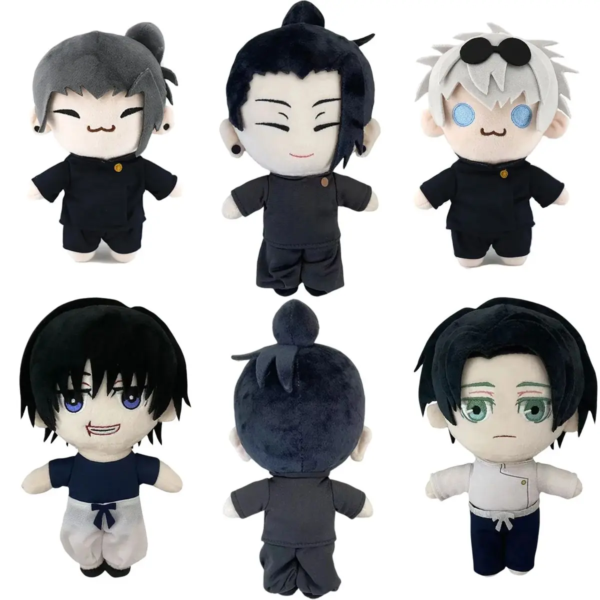 Jujutsu Kaisen Plush Satoru Gojo Fushiguro Megumi Itadori Yuji Inumaki Toge Anime Figure Stuffed Kawaii Doll Children's gift toy