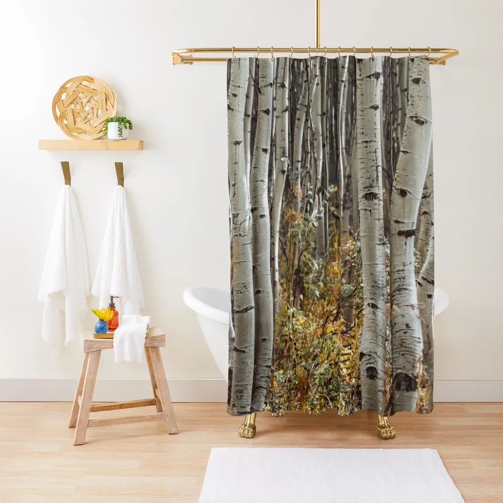 

Forest of Waves Shower Curtain Bathtub Window Bathroom Box Bathroom Fabric Curtain