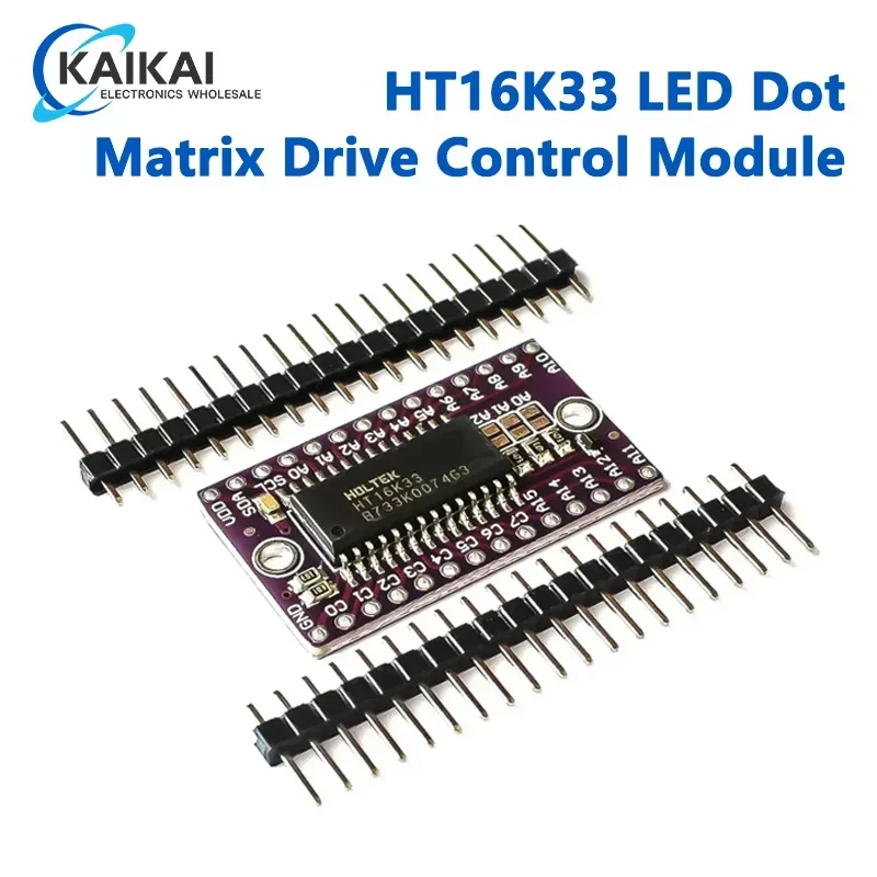 HT16K33 LED Dot Matrix Drive Control Module Digital Tube Driver