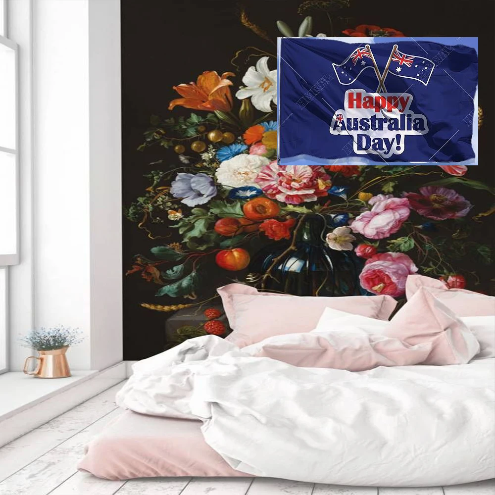 90x150cm BANNER of natinal history holiday happy Australia DAY flag