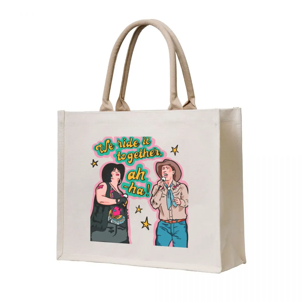 

Nessa and Uncle Brynn Gavin and Stacey Tote Bag sac pour femme foldable reusable bag Custom bag tote bags cloth bags