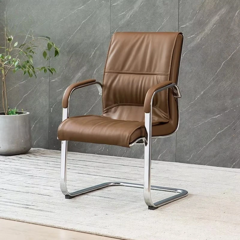 Modern Luxury Boss Office Chair PU Leather High Back Armchair