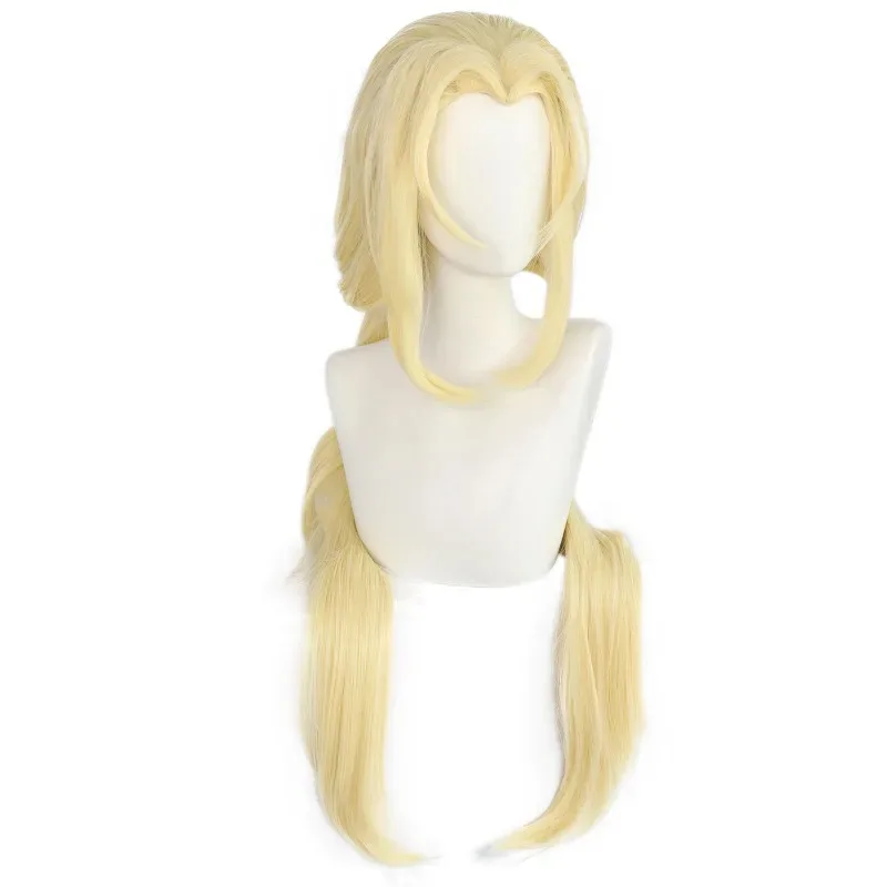 

HOKAGE Tsunade Cosplay Wig Pale Gold Synthetic Long Straight Wig Anime Coser High Quality Heat Resistant Fiber Wig Halloween