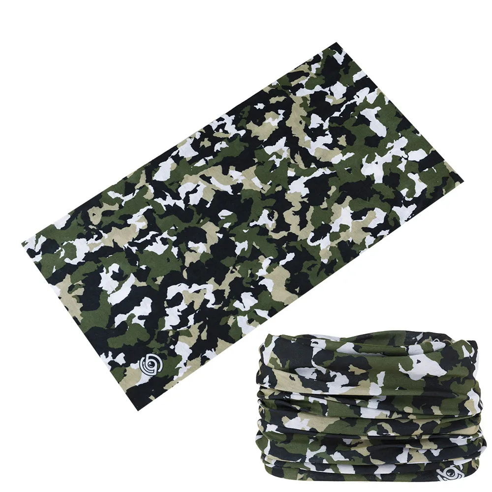 Camouflage Scarf Multifunctional Cycling Bandana Neck Warmer Face Shield Mask Outdoor Sport Balaclava Braga Cuello
