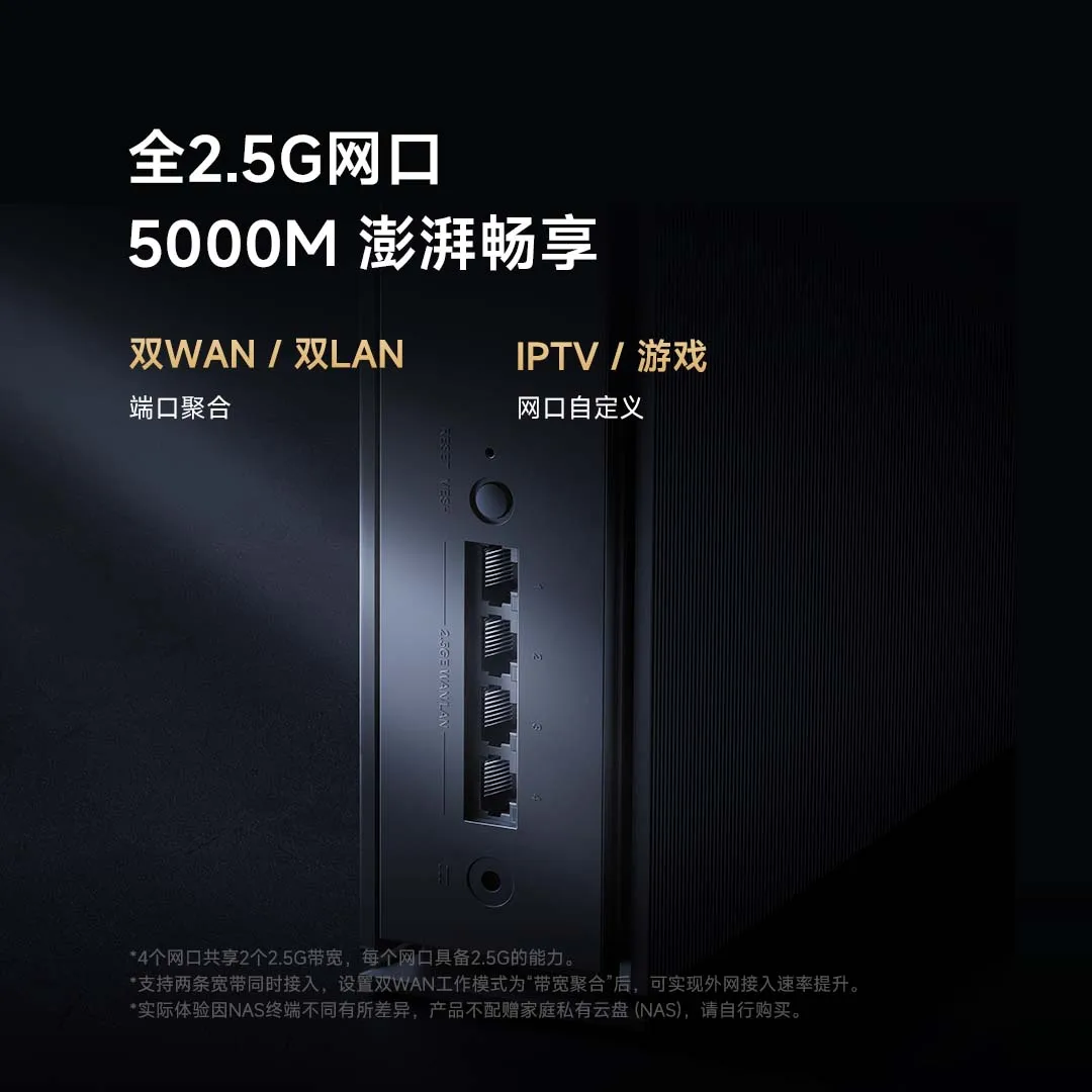 Xiaomi Router BE6500 Pro Hub Gateway IPTV 2.5G Ethernet Port 1GB Large Memory OFDMA WPA3 IPV6 Repeater Modem Signal Amplifier