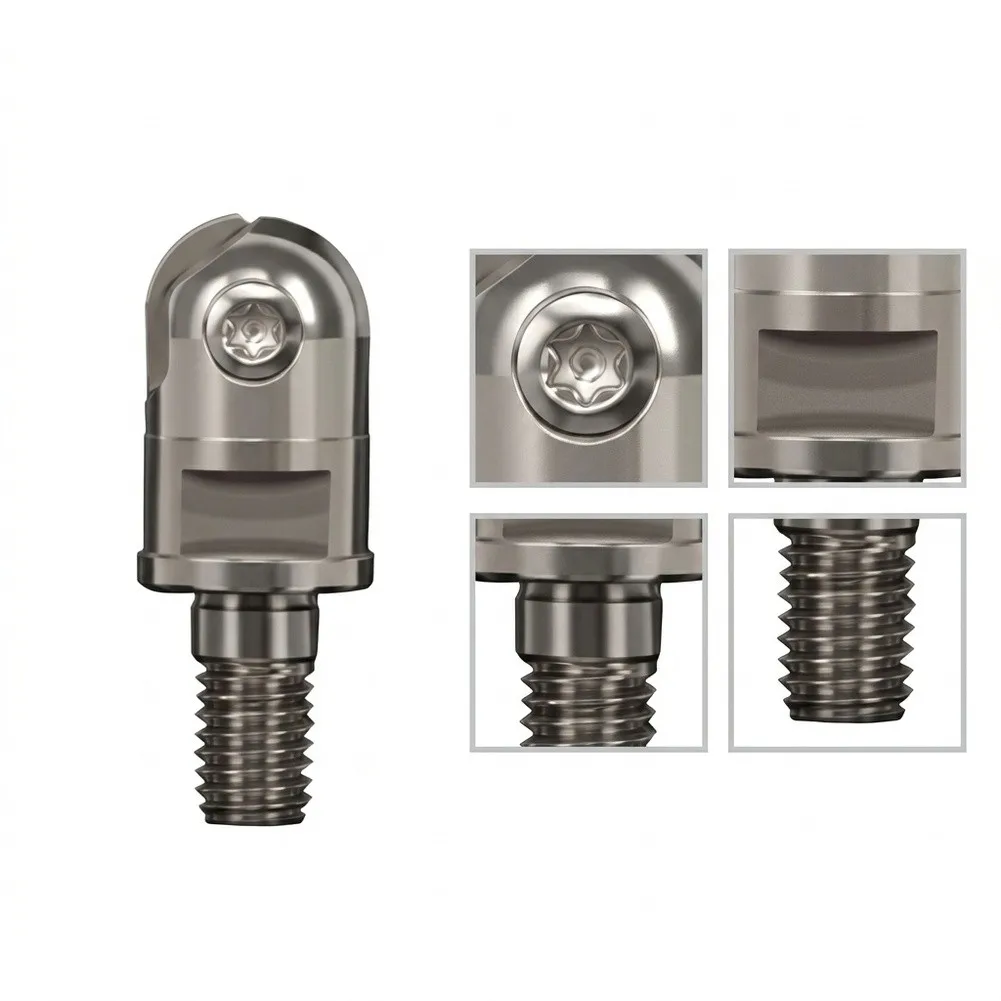 CNC Tool Holder RCF20 Leaf Configuration with Spherical Cutting Edge Designed for Precise Milling and Profiling
