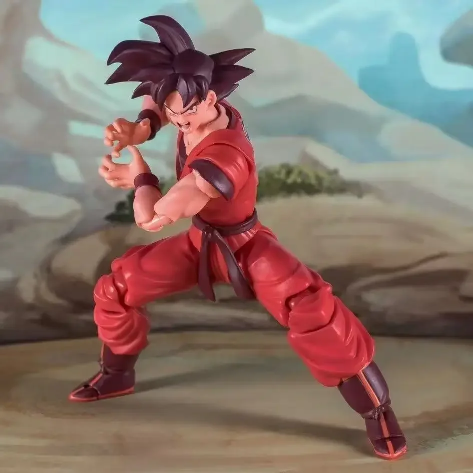

In Stock Demonic Deed Can Move, Red Martial Artist, 16,000 Combat Power, Sun Wukong, Dragon Ball, 6-inch Doll