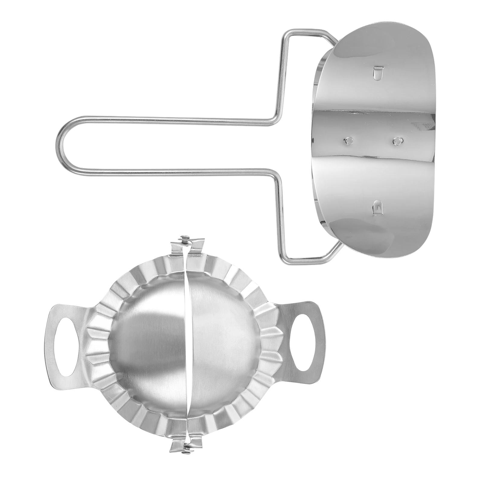 

Dumpling Maker Mold Wrapping Press Tool Stainless Steel Kitchen Gadget Dumplings Ravioli Empanada Pie Easy Clean