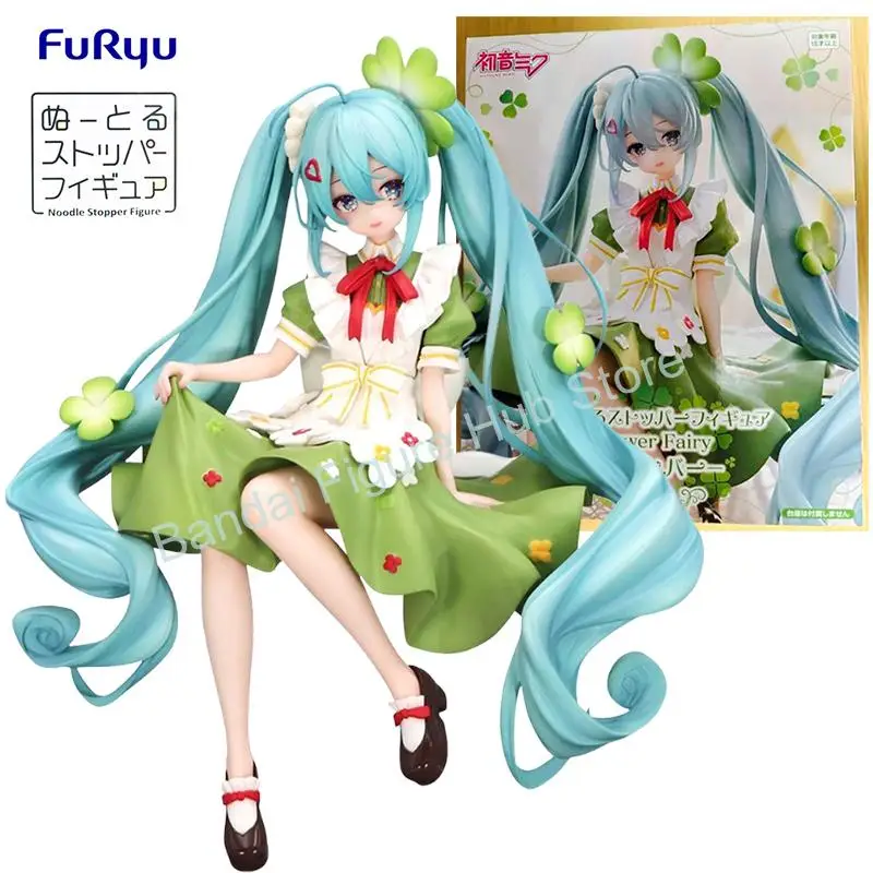 disponibile-in-magazzino-furyu-noodle-stopper-hatsune-miku-flower-fairy-quadrifoglio-pvc-15cm-action-figure-anime-modello-da-collezione-giocattolo