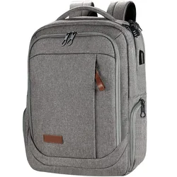 Mochila de computador portátil multifunções masculina, saco de carregamento USB para notebook impermeável, qualidade, grande capacidade, mochila de viagem para homens