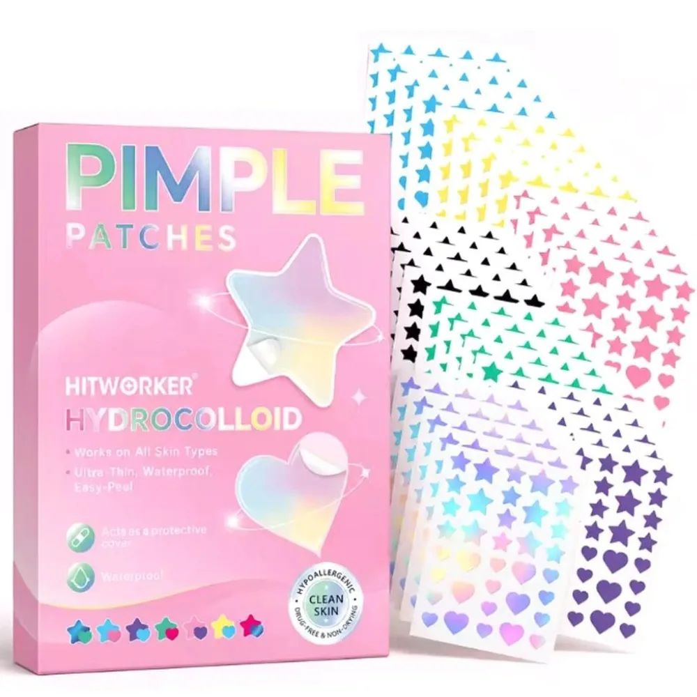 252/756pcs/Box of Pimple Patches, Non Irritating Acne Stickers, High-Quality Salicylic Acid and Tea Tree Oil Acne Patches