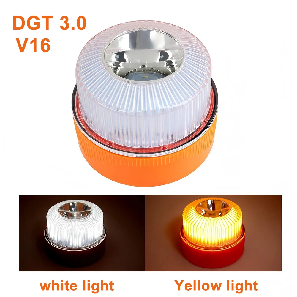 

Испания DGT 3.0 одобренный предупредительный фонарь V16 георакационный автомобильный аварийный фонарь с SIM-картой и оплатой данных до 2038 лет