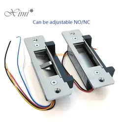 China factories Electric Strike Lock Can Adjustable NO/NC Sturdiness Narrow Frame Fail Secure ANSI standard Heavy Duty