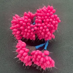 50pcs/lot Pink Float Silicone Rubber Stopper S L Fishing Bobber Stopper Float Cylindrical Space Bean Fish Line Accessories