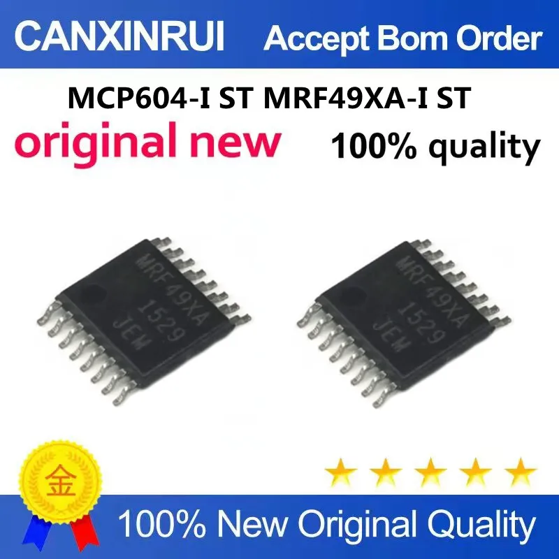 MCP604-I/ST 604T-I/ST TSSOP-14 MRF49XA-I/ST MRF49XA TSSOP16